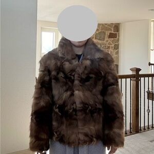 Sable fur coat